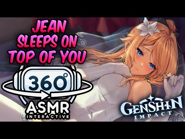 Jean Sleeps on Top Of You~ [360º VR SOUND ASMR] | Genshin Impact