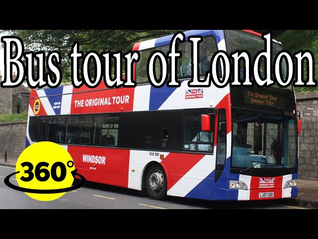 360° Video | Double-Decker bus tour in London England