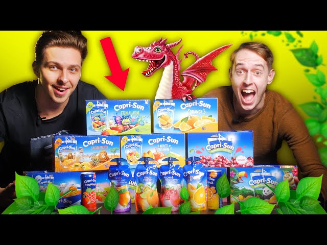 OCHUTNALI JSME VŠECHNY CAPRI-SUN 🧃 (Tierlist)