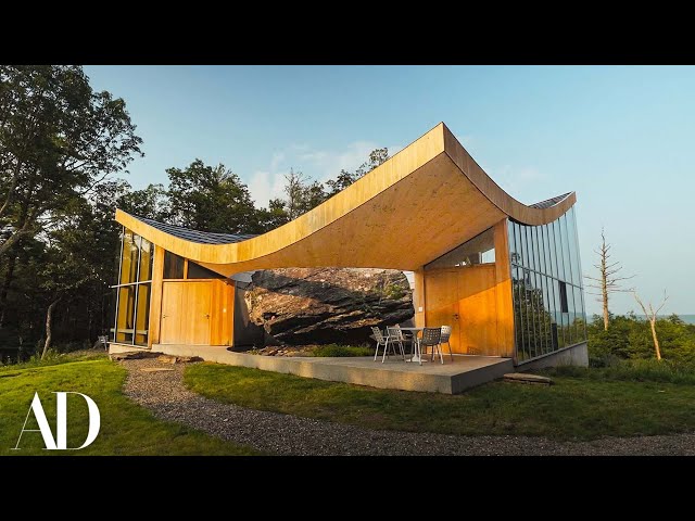 Inside a Family Home Built Around a 12,000-Year-Old Boulder | Unique Spaces | Architectural Digest