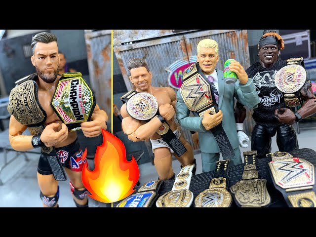 EPIC NEW WWE Figure Belts 2024! Custom WWE Championships!