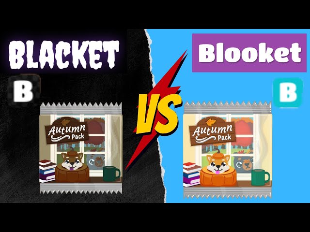 Blooket VS Blacket: 4000 Token Autumn Pack Opening! [CRAZY]