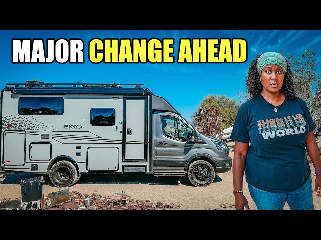 We had to make a change! (living in my camper van) - RV LIFE