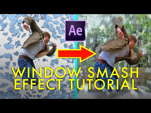 WINDOW SMASH one-take effect tutorial! (After Effects)