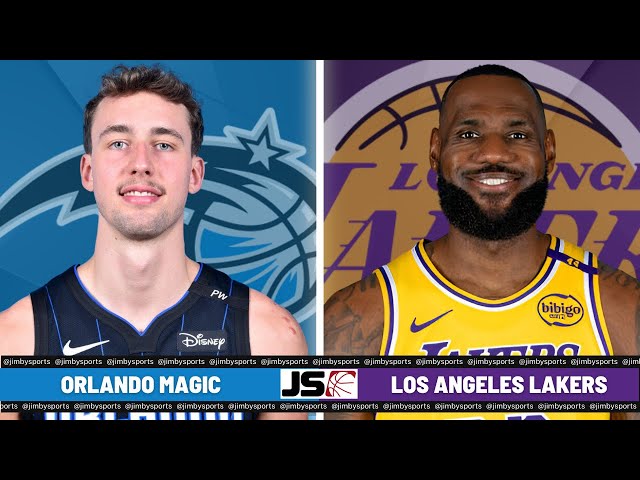 ORLANDO MAGIC VS LOS ANGELES LAKERS | NBA Live Scoreboard 2024