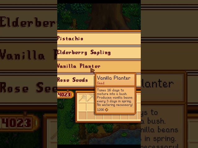 A Vanilla Planter?!?! #gaming #shorts #stardew #mods #stardewexpanded #stardewvalley #vanilla #seeds