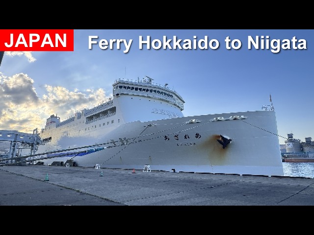 16 Hour Overnight Ferry Trip - Otaru, Hokkaido to Niigata #japan