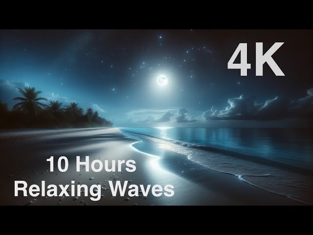 Relaxing sleep sounds - ocean / beach 10 hours