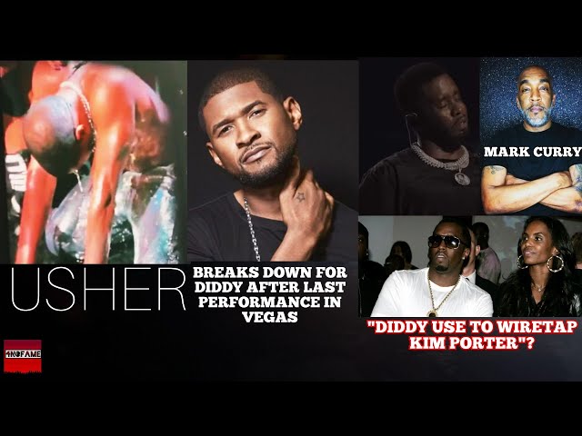 USHER Breaks Down In Las Vegas after doing his Last show!🤣MARK CURRY: "DIDDY Wiretapped KIM PORTER"