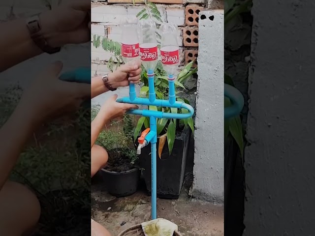 Technique to fix PVC pipe faucet low water pressure #shorts