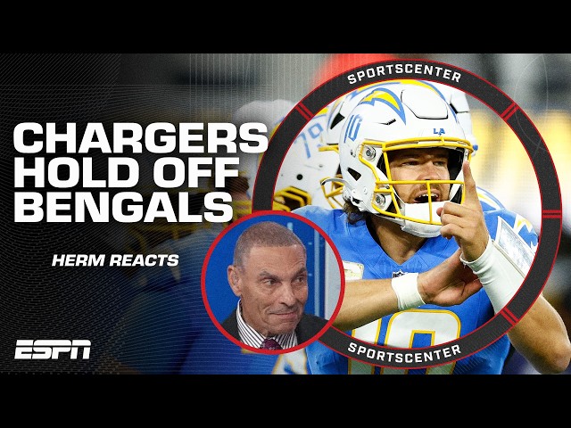 Chargers defeat Bengals despite 'MARVELOUS' performance from Joe Burrow 👀 Herm Edwards reacts | SC