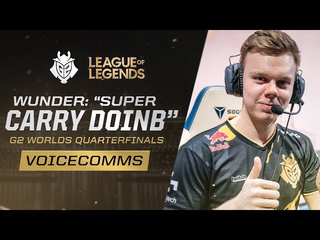 Wunder: "Super Carry Doinb" | G2 Worlds 2019 Quarterfinals Voicecomms