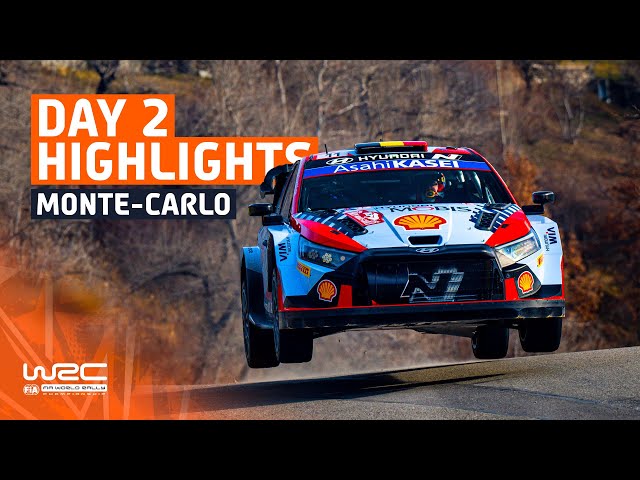 Day 2 Highlights | WRC Rallye Monte-Carlo 2024