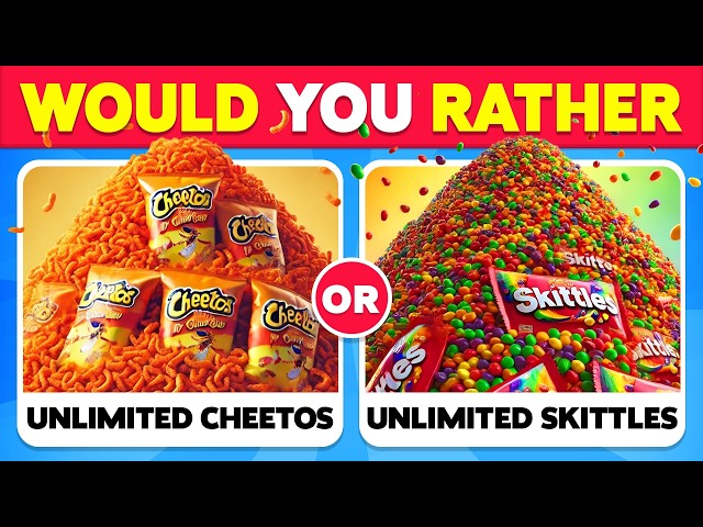 Would You Rather...? Savory Vs Sweet Food Edition 🍟🍧 Quiz Blitz