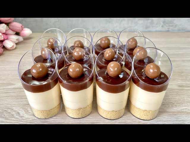 Mini Millionaire’s Dessert Cups in 10 minutes | No Bake Dessert - Easy and Yummy