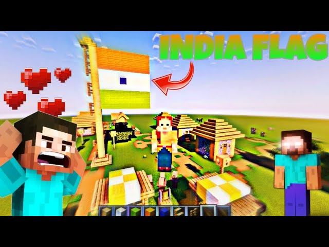 Minecraft: How to Build Beautiful India Flag