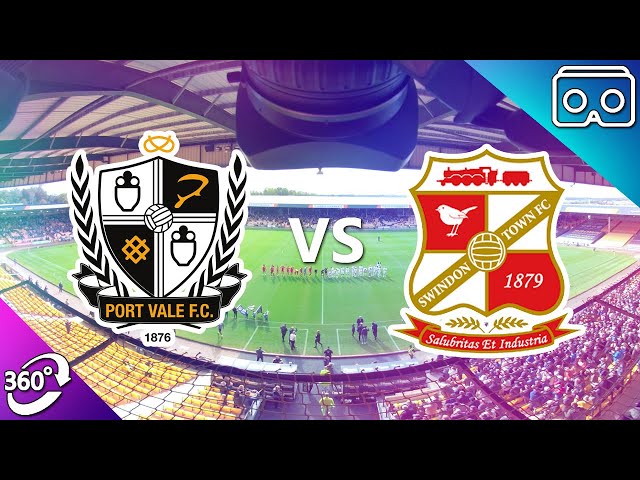 360° VR: EFL Football ⚽ Port Vale vs Swindon