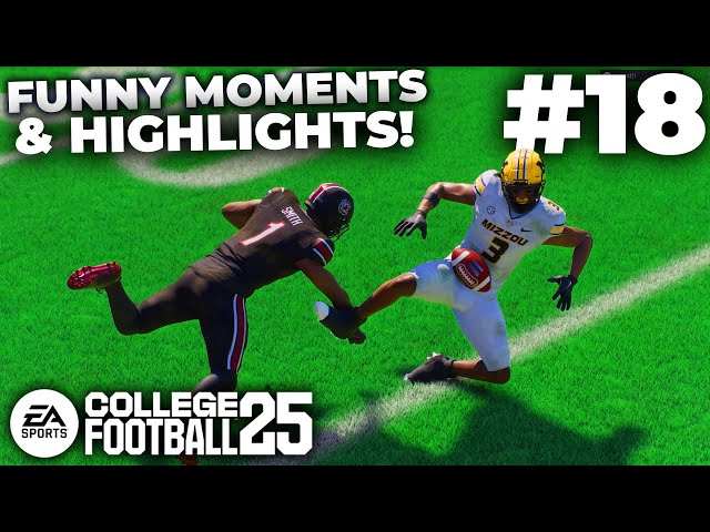 COLLEGE FOOTBALL 25 FUNNY MOMENTS + HIGHLIGHTS #18