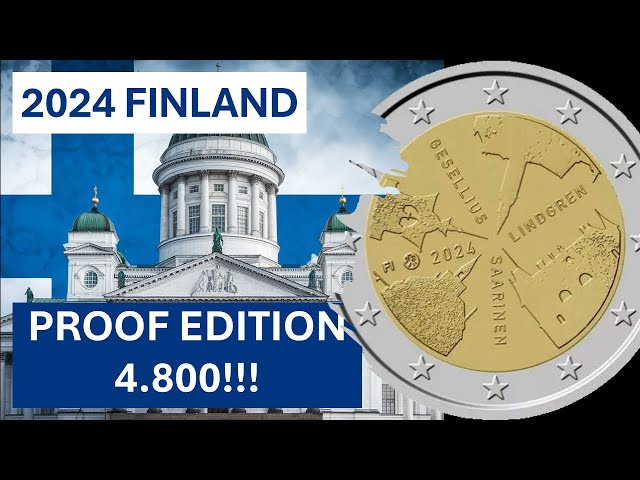 PRESENTATION 2€ FINLAND - PROOF EDITION ONLY 4.800 COINS !!! #finnish #architecture