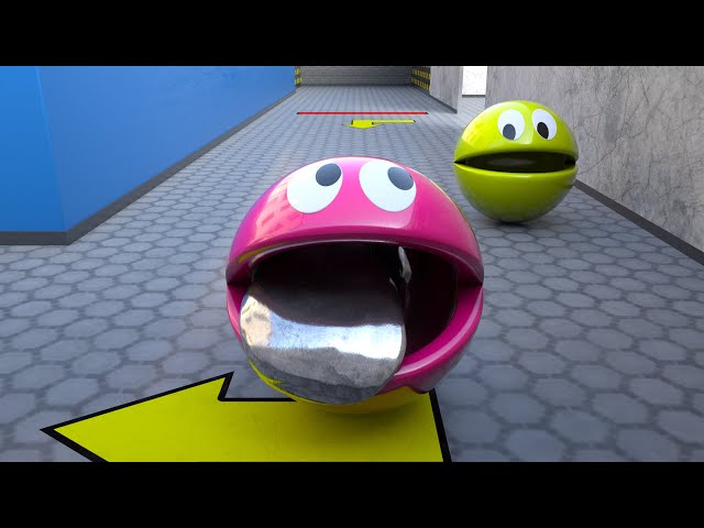 PacMan 3D V6 😋 ❤️ C4D4U