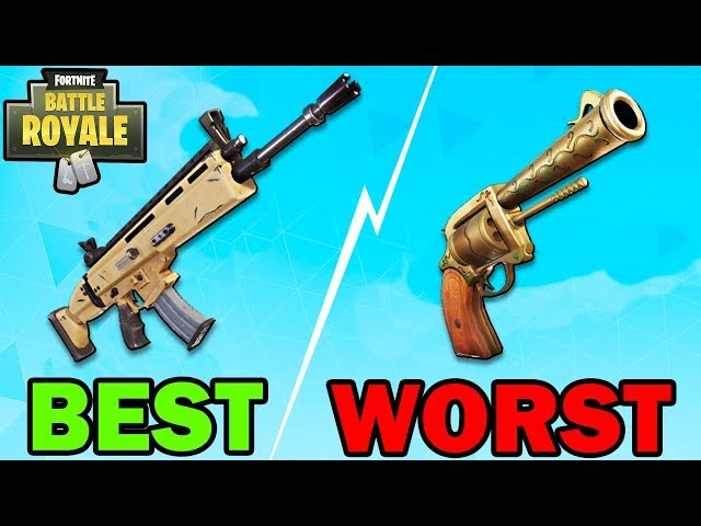 Every Gun in Fortnite Ranked from WORST to BEST!