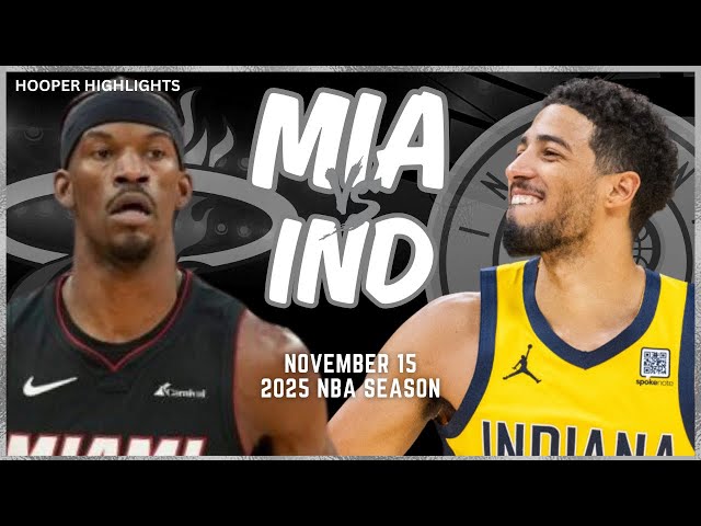 Miami Heat vs Indiana Pacers Full Game Highlights | Nov 15 | 2025 NBA Season