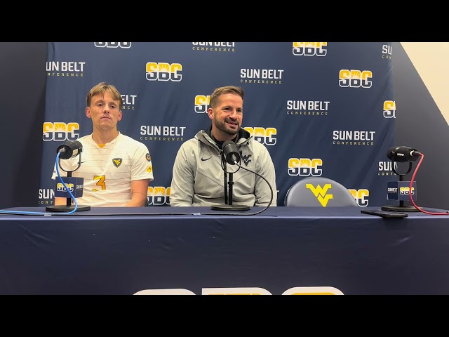 West Virginia Press Conference - 2024 Sun Belt Men's Soccer Championship Semifinal