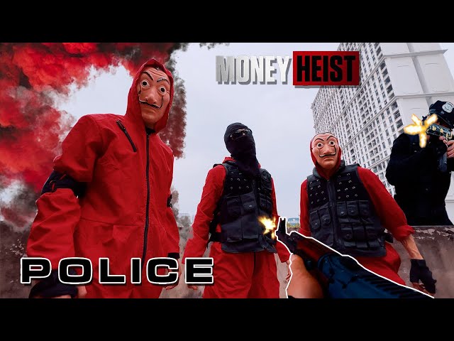 MONEY HEIST vs POLICE (BELLA CIAO REMIX) 34 || Epic Parkour POV Chase