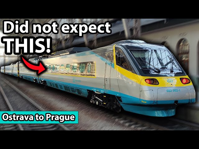 This Czech HIGH-SPEED train has a SURPRISING interior (First class for everyone?)