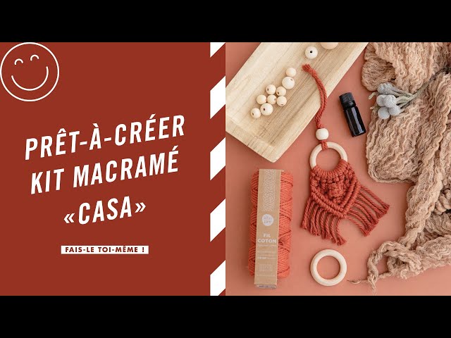 PRÊT-A-CRÉER : la suspension diffuseur macramé Casa - Kesi'Art