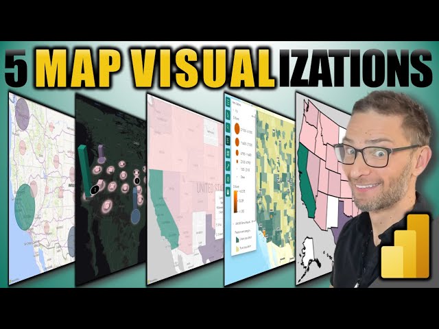 Unlock Power BI MAP Visualization: Must-Know Maps Tutorial (2023)!