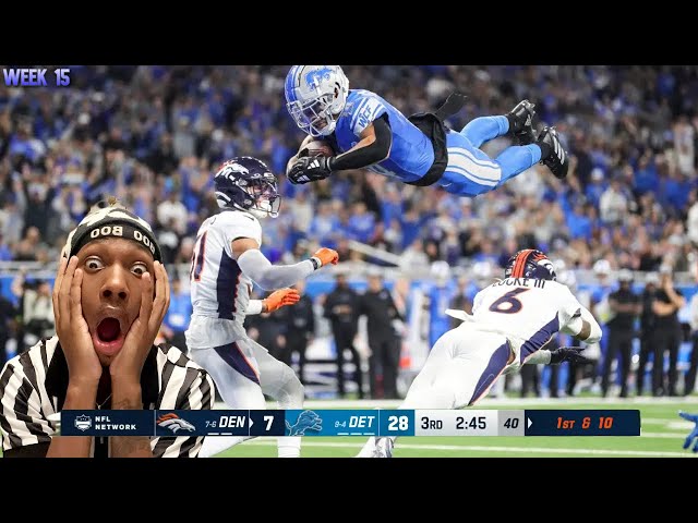 LIONS OFFENSE WENT INSANE!!!!!! LIONS VS BRONCOS FULL GAME HIGHLIGHTS REACTION