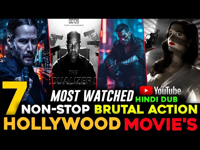 TOP 7 BEST NON STOP BRUTAL ACTION MOVIES IN HINDI DUB | BEST HOLLYWOOD MOVIES ON  NETFLIX