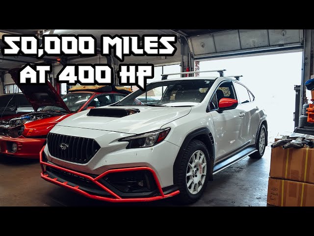 50,000 mile review of my 400hp tuned '22 WRX