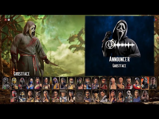 MK1 - OFFICIAL Ghostface Announcer Voice