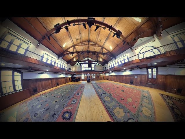 Harvard through Drew Faust's eyes: Radcliffe Gym | 360° video