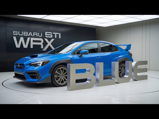 2025 Subaru WRX STI – Power, Precision, and Performance Unleashed 🏁🔥