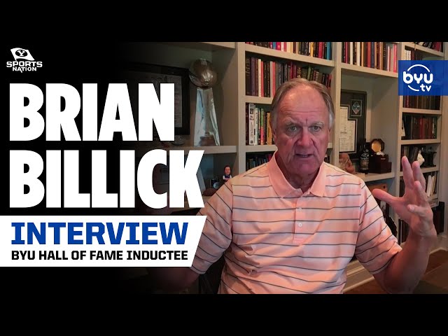 Brian Billick talks being inducted intro BYU's Hall of Fame on BYUSN