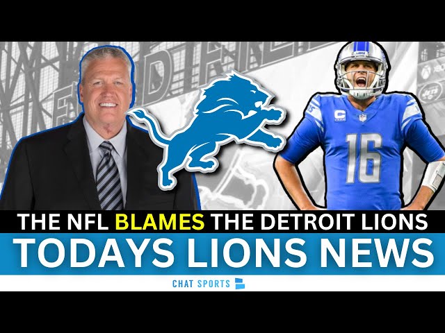 Today's Lions News: NFL BLAMES Lions, Lions Playoff Scenarios + Media Sides With Lions + Vikings