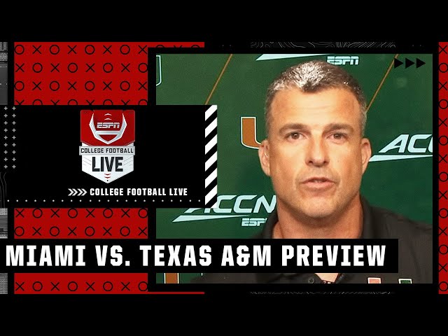 Miami head coach, Mario Cristobal joins CFB Live to discuss the team's MINDSET 🫡