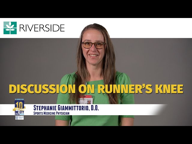 The Newport News One City Marathon: Riverside Discusses Runner's Knee