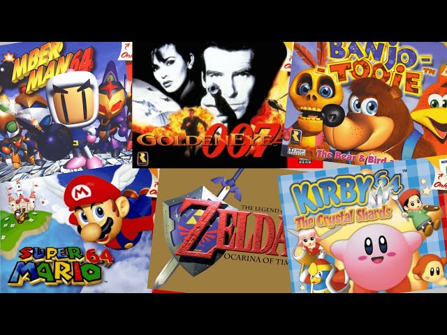 Top 200 best N64 games in chronological order 1996 -2002