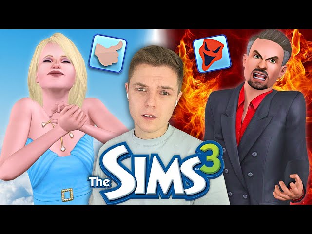 What happens when a good and evil sim live together in The Sims 3?