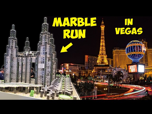 Building a 10 Ft Tall Marble Run In Las Vegas