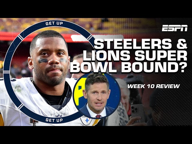 NOT SOLD on Steelers as Super Bowl contenders + Is Detroit the BEST TEAM IN FOOTBALL? | Get Up