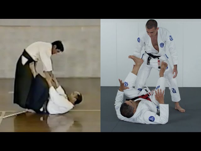 Centuries old jujutsu guard VS modern jiu jitsu guard