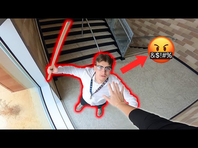 ESCAPING ANGRY TEACHER (Epic Parkour POV Chase) Part 2