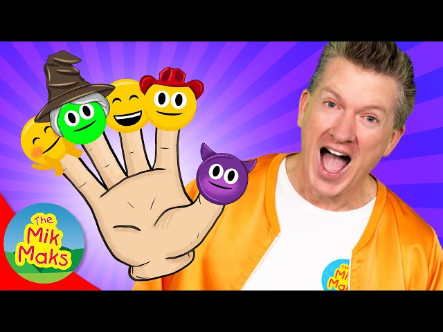 Finger Family Halloween Emoji Song - Emotions for Kids