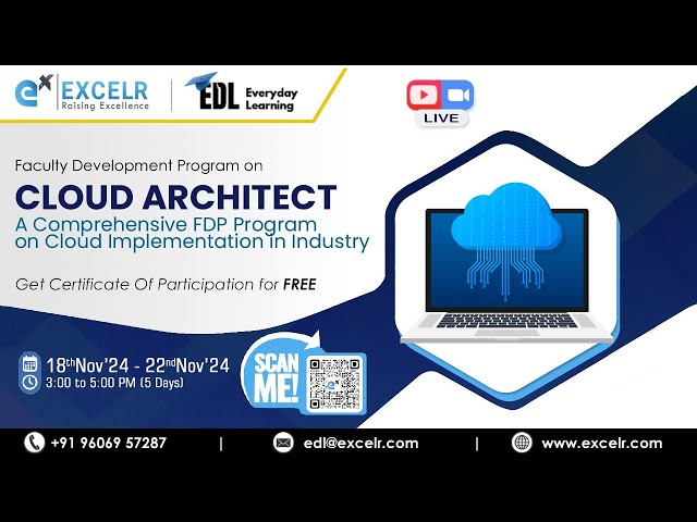 Faculty Development Program on Cloud Architect - Day 5