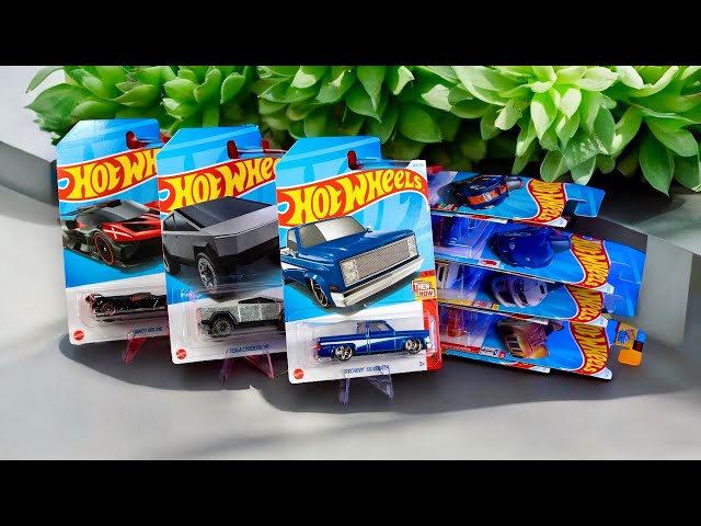 Unboxing Hot Wheels - Tesla Cybertruck,Silverado,Bugatti,Lamborghini